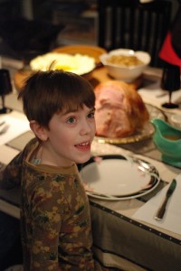 Thanksgiving child