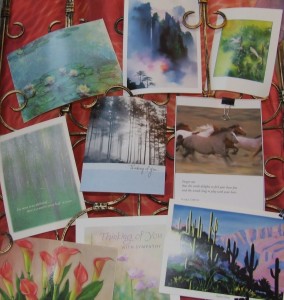 colorful collage of sympathy cards