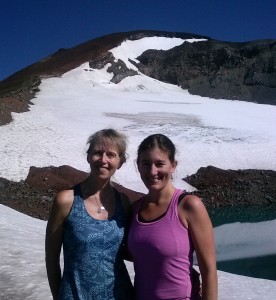 At Teardrop Pond (right), the highest lake in Oregon. 
